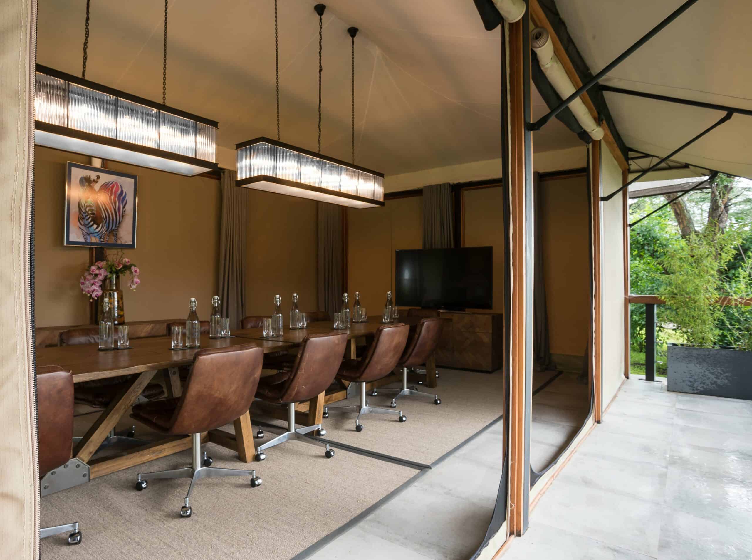 the cliff camp conference room