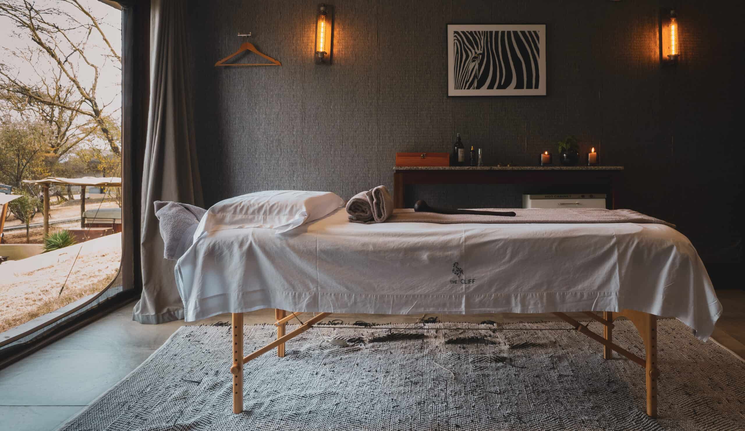 spa at the cliff camp