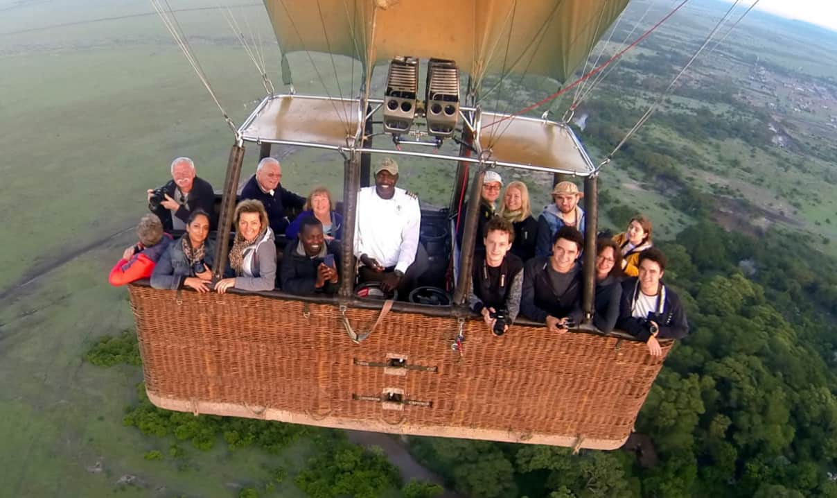hot air balloon ride experience